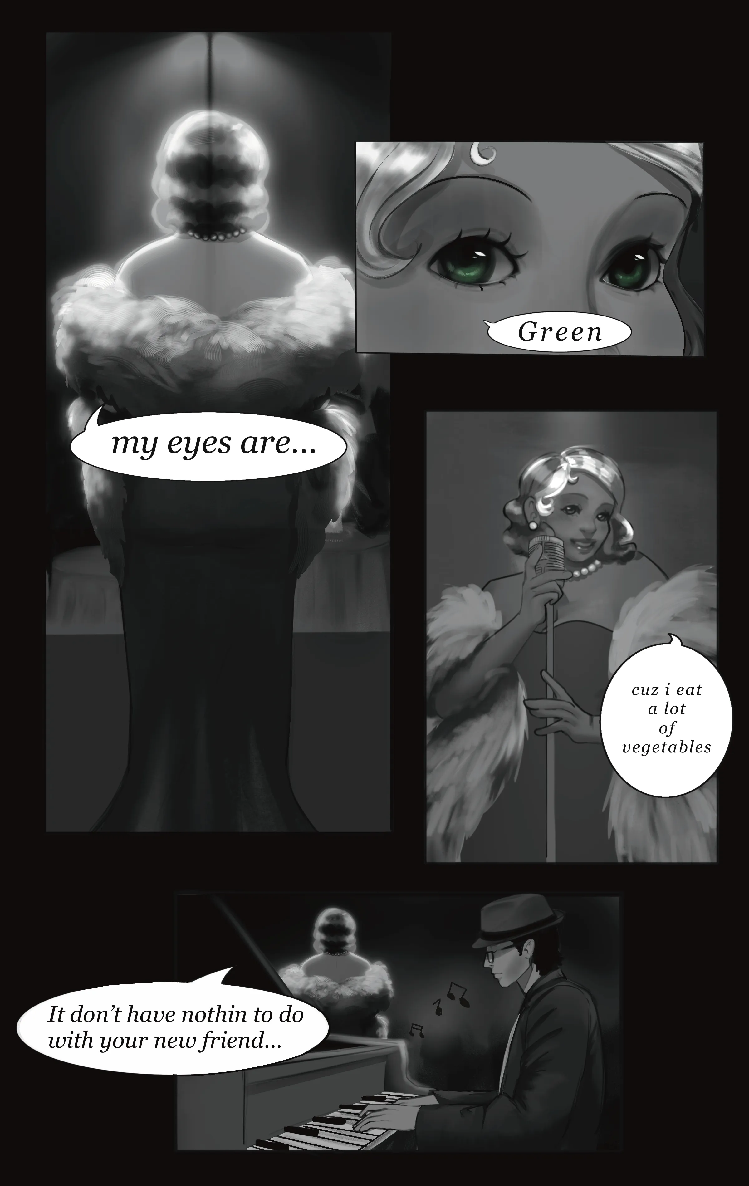 Green Eyes, first page