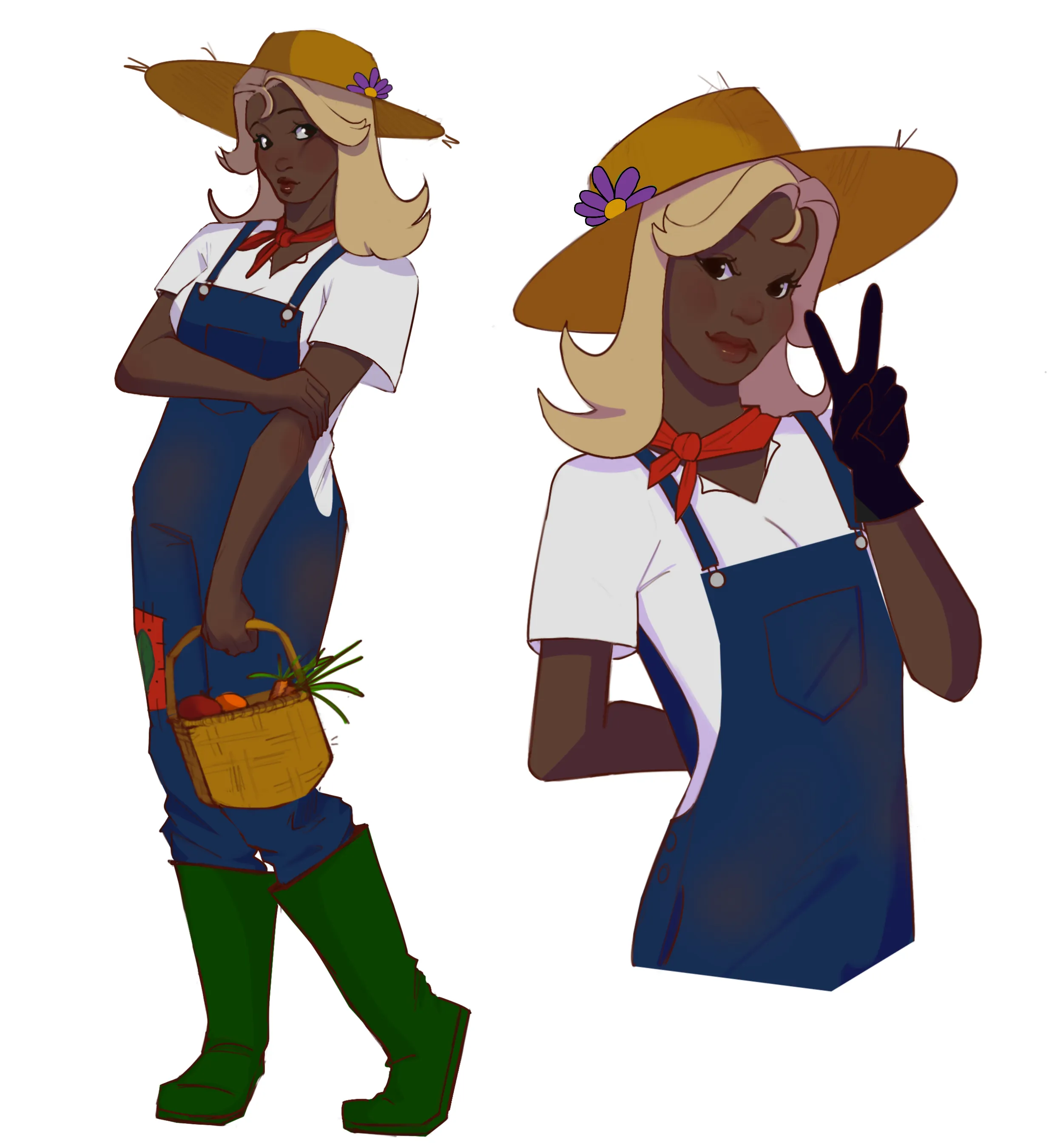 Character art of Fiona from NPC's